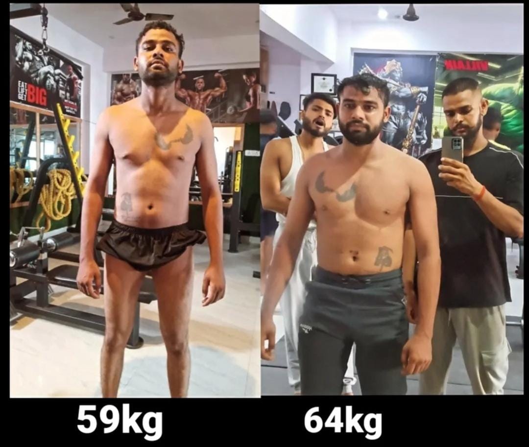 Hunter Fitness before and after